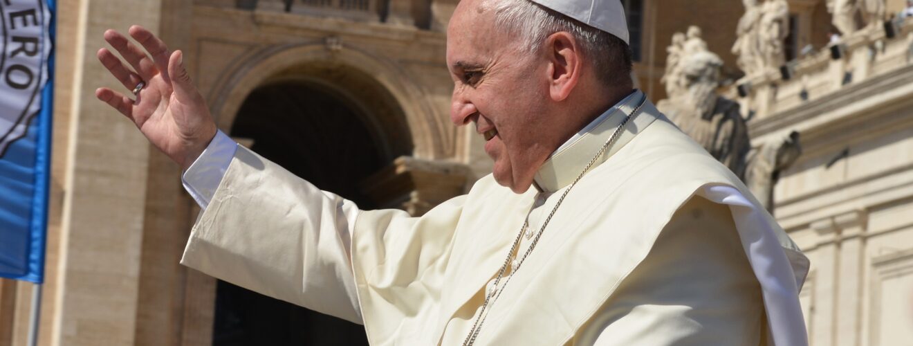 Le pape François lors de l'une de ses précédentes apparitions publiques.