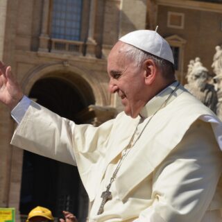 Le pape François lors de l'une de ses précédentes apparitions publiques.